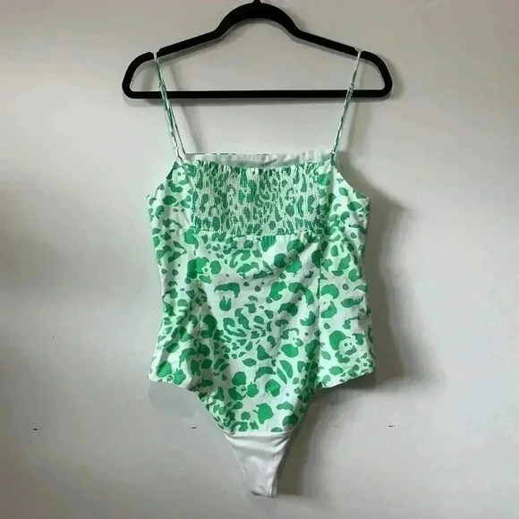 BNWT Zara printed  poplin bodysuit size M - Picture 3 of 4